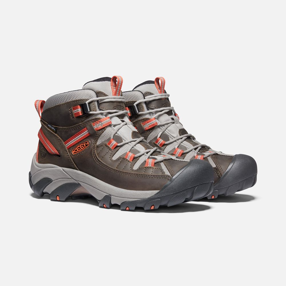 Keen Outdoor Bot Erkek Kahverengi - Targhee Ii Waterproof Mid - Türkiye SXZV54786